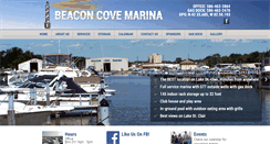 Desktop Screenshot of beaconcovemarina.net